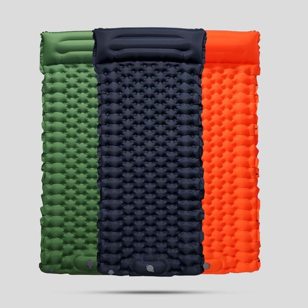 

outdoor pads family camping sleeping pad inflatable air cushion furniture bed ultra light pillow hiking