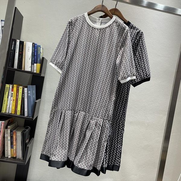

summer european vintage printed women dresses short sleeve floral print female retro loose, Black;gray