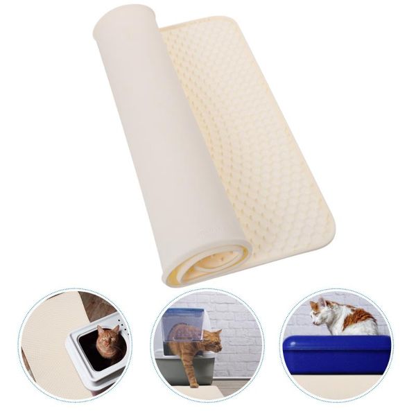 

pet cat sand mat kitten litter toilet silicone cushion pad supply beds & furniture