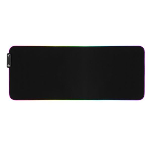 

mouse pads & wrist rests dual switch large led light rgb waterproof gaming pad usb wired mat 7 dazzle colors for computer pc