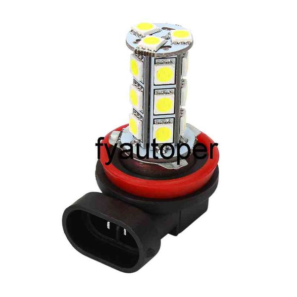 DC12V Bianco H11 H8 Lampadina per fari Fendinebbia LED 5050 18 SMD Lampade a LED universali di alta qualità per auto Car-styling