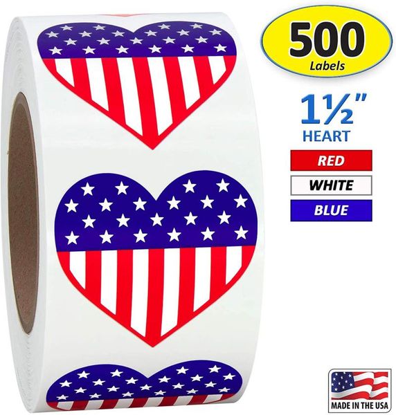 

gift wrap 500 pieces national day stickers independence sticker self adhesive patriotic july 4th decorative accessories