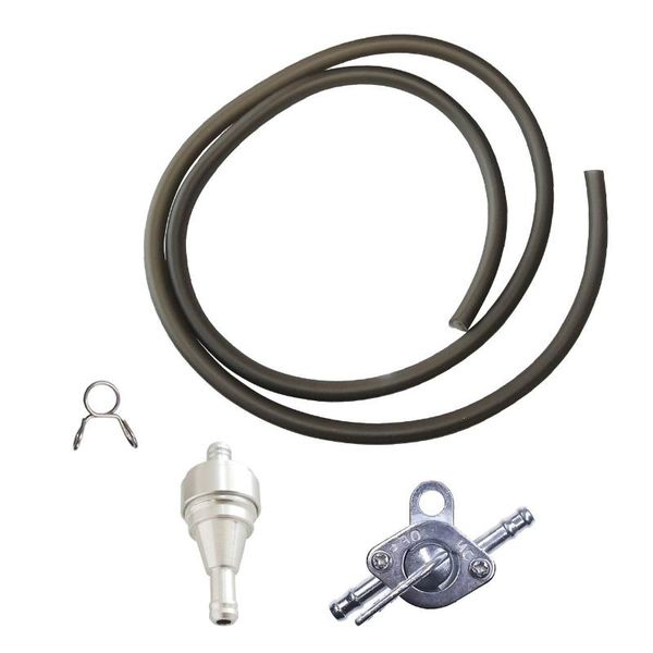 

motorcycle fuel system silver cnc filter pipe line for 90cc 110cc 120cc 125cc 140cc pit dirt bike