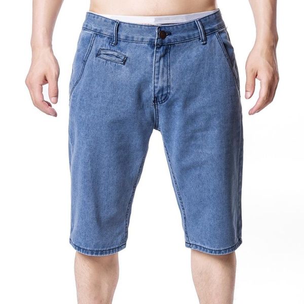 

men shorts casual male knee length mens summer short pants cowboy washing leisure time men's, White;black