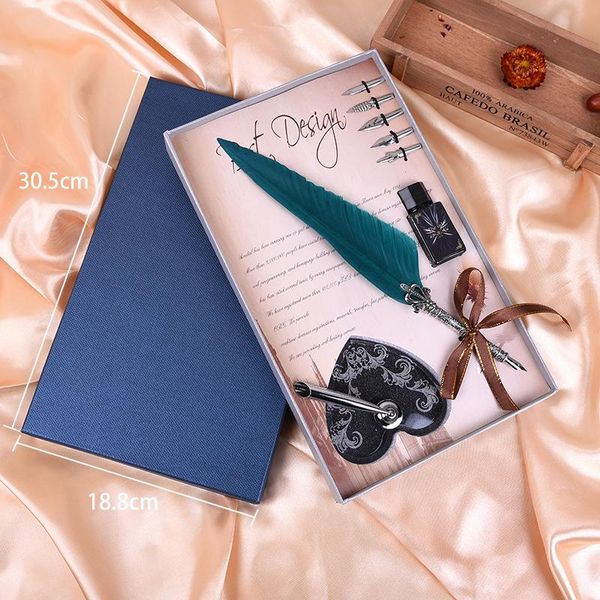 

fountain pens bnb creative vintage feather pen personality signature european style student writing supplies holiday gift