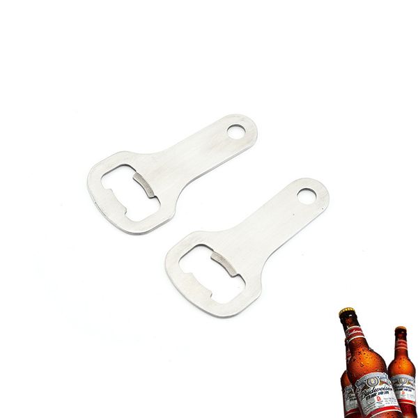 

Stainless Steel Bottle Opener Corkscrew Portable Creative Shape Metal Flat Opener Handle Corkscrew Bottle Opener Kitchen Supplies DHL Free