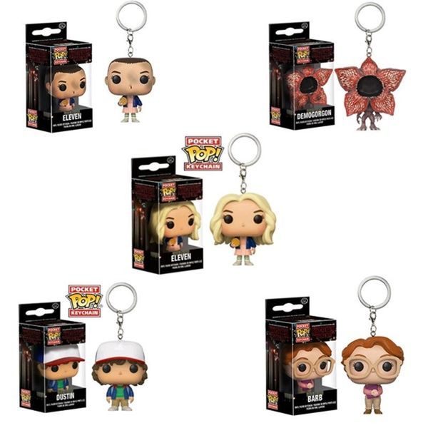 

funko strange story dustin barbara little eleven cannibal doll key chain pendant toy