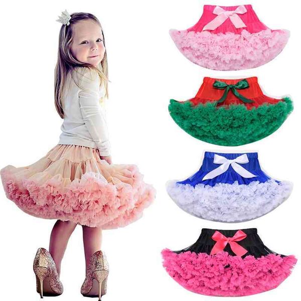 

children's party children's fluffy tutu skirt girl princess mesh 2020 new skirt, Red;yellow