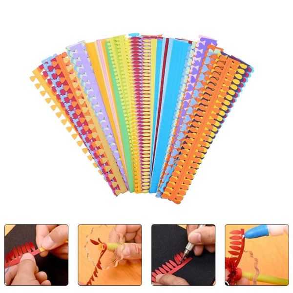 

other arts and crafts 60pcs flower quilling art strips diy flowers petal paper