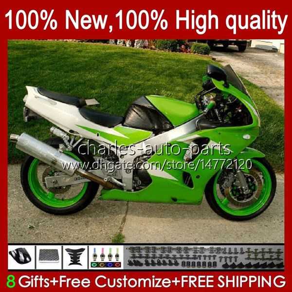 Kawasaki Ninja ZX-6R için kaporta ZX600C ZX 6R 636 600CC 600 CC 94-97 Vücut 50HC.112 ZX-636 Yeşil Işık ZX600 ZX 6 R ZX636 1994 1995 1996 1997 ZX6R 94 95 96 97 Fairing Kiti