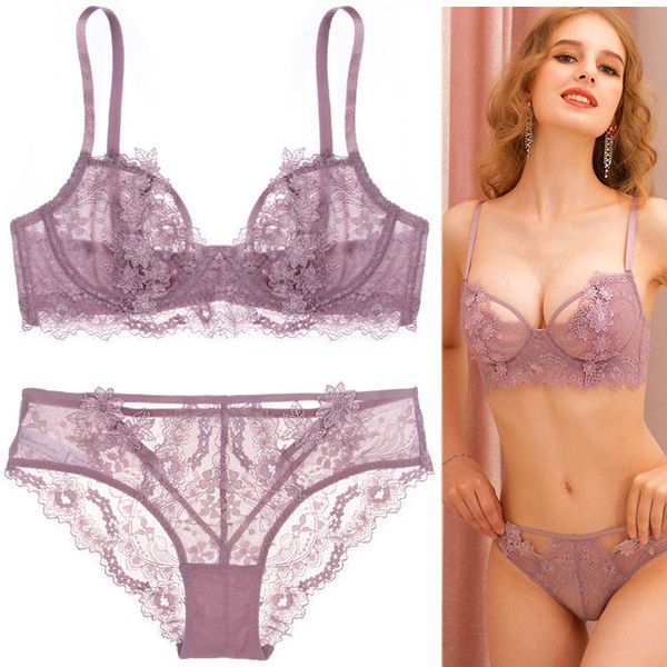 

59% off factory outlet store 186# underwear thin transparent bra suit, Red;black
