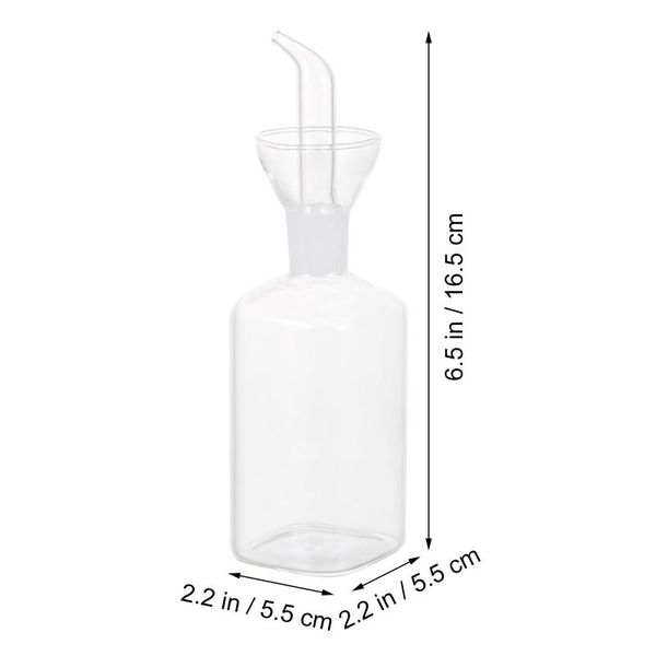

storage bottles & jars 1pc practical condiment bottle glass seasoning simple oil