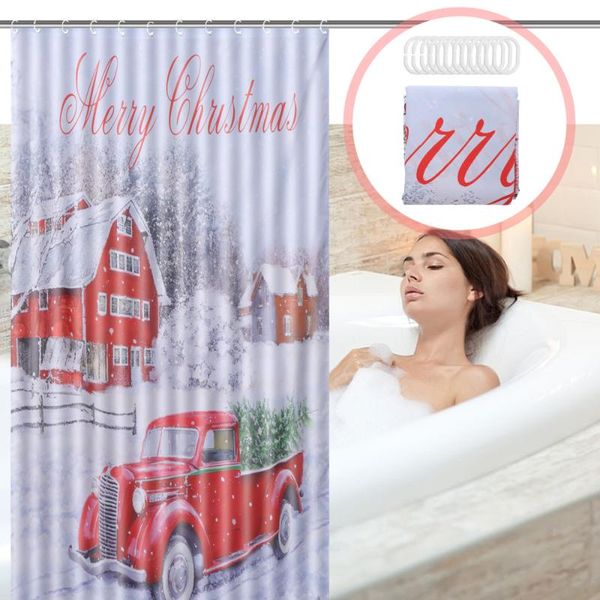 

shower curtains 1pc decorative bath curtain waterproof christmas