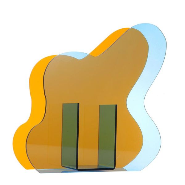 

vases 1pc acrylic vase geometric dried flower hydroponic plants container