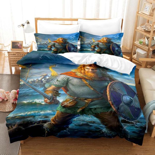 

bedding sets viking franxx set single twin full  king size film vikings bed children's kid bedroom duvetcover