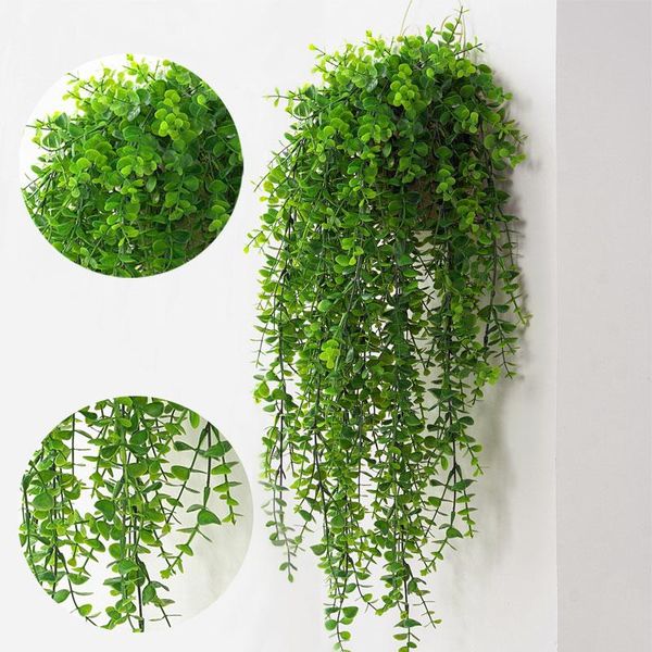 

decorative flowers & wreaths artificial plants vines wall hanging simulation rattan leaves branches green plant ivy leaf home wedding decora