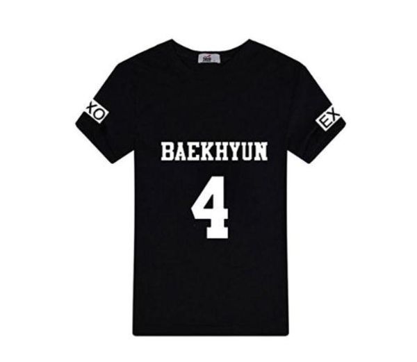 

women's t-shirt mainlead kpop exo casual all member cotton men women, White