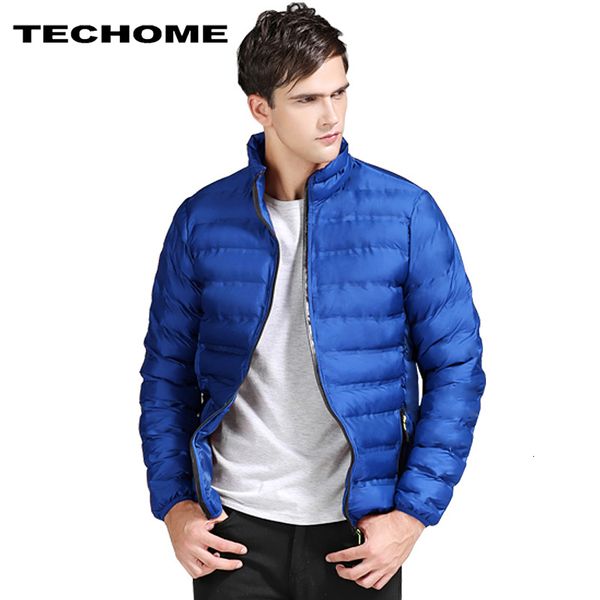 

Men's Down & Parkas Brand Winter Men Jacket Nice Casual Tide High Quality Solid Color Mens Jackets And Coats Thin Parka Male Outwear 4XL1 S4N2, Black