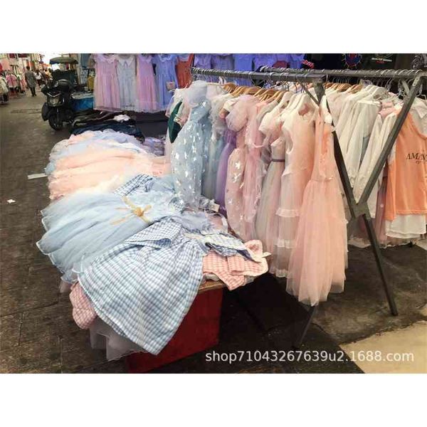 

girls summer princess skirt tail children's dress, Red;yellow