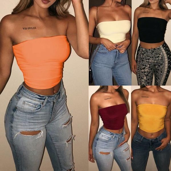 

women casual tank solid vest blouse sleeveless summer crop shirt cami f067, White