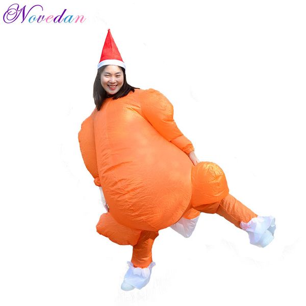 

anime costumes christmas inflatable cosplay costume thanksgiving turkey animal festival party cartoon inflatable costume for woman man, Black
