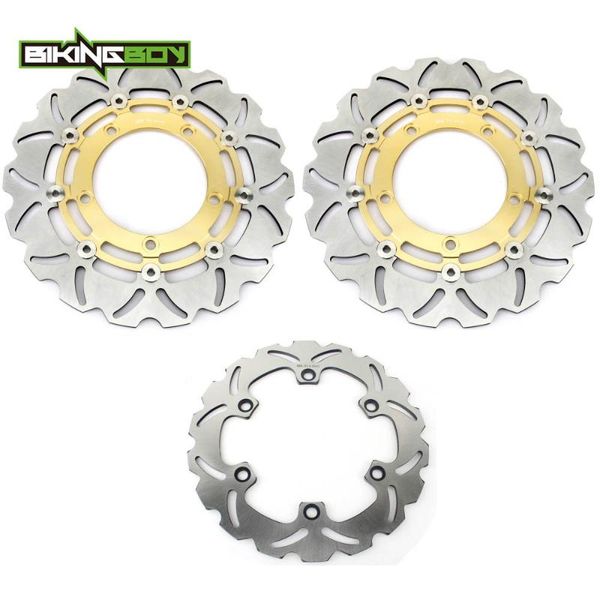 

motorcycle brakes bikingboy gsx1300 gsx 1300 b-king / abs 08 09 10 11 gsx1300r hayabusa 08-17 16 15 14 13 12 front rear brake discs disks ro