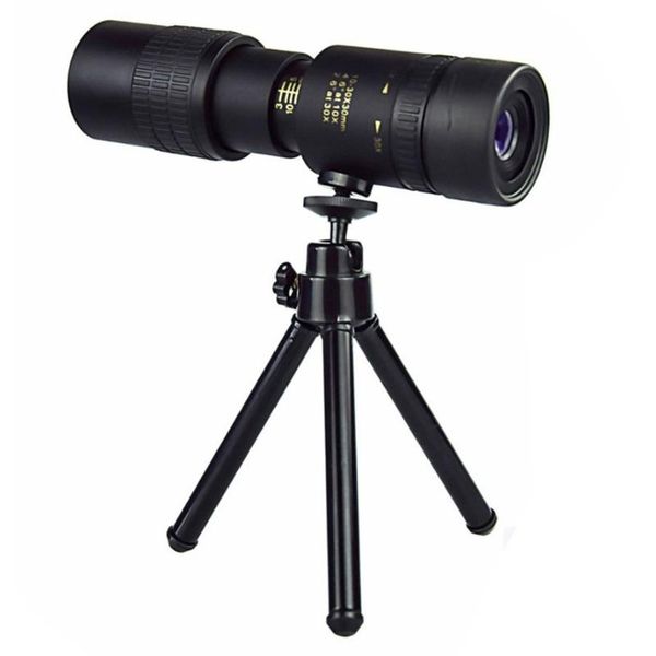

telescope & binoculars powerful 8-40x40 high zoom monocular professional portable for camping hunting lll night