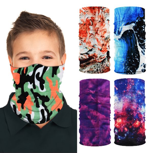 

protective children's mask sports riding ice silk scarf magic