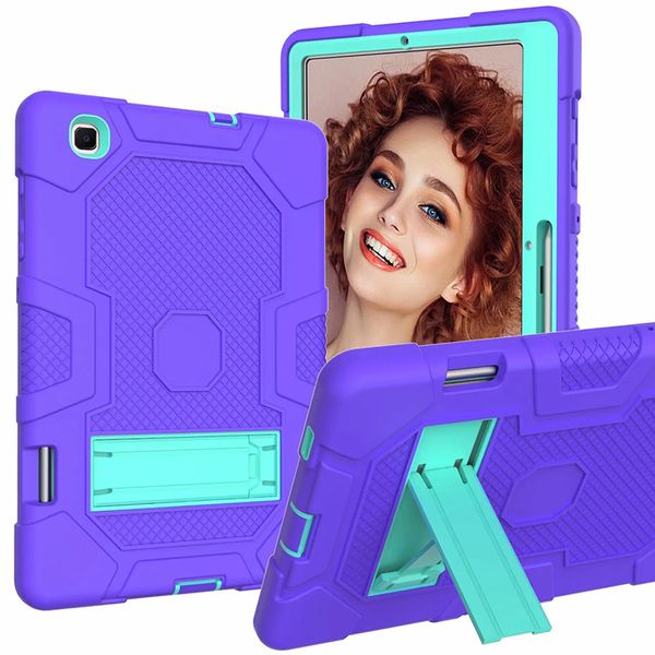 

for samsung galaxy tab cases s6 lite 10.4inch sm p610 p615 tab a 10.1 t515/t510(2019)heavy duty rugged shockproof drop protection case cover