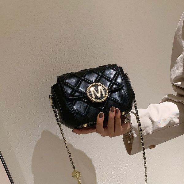 

autumn and winter lingge small bag women's korean chain single shoulder messenger bag 2021 fashion square