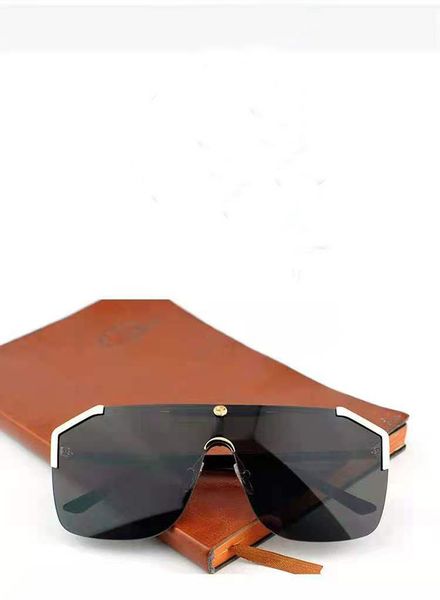 

2021 sunglasses anti-ultraviolet anti-reflective polarized half-frame eye protection suitable for outdoor sports, White;black