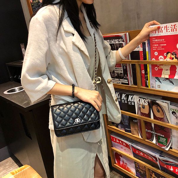 

2021 new pu leather one shoulder simple luxury solid color messenger bag ladies designer fashion handbags and wallets cinderella princess