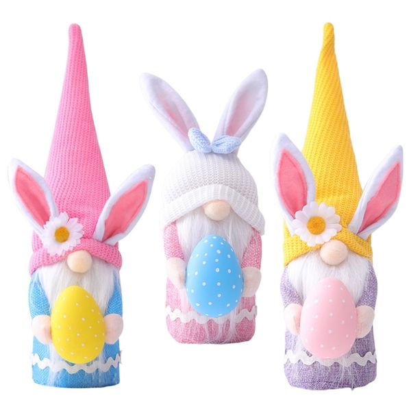 

pause bunny faceless pop gnome handmade swedish santa rabbit pluche toys ornaments lent gifts vacation home party kids