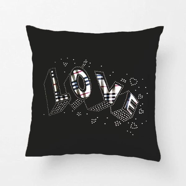 

love printing throw pillow case decorative cushion cover black pillowcase perfect gift by lvsure for car sofa seat cushion/decorative