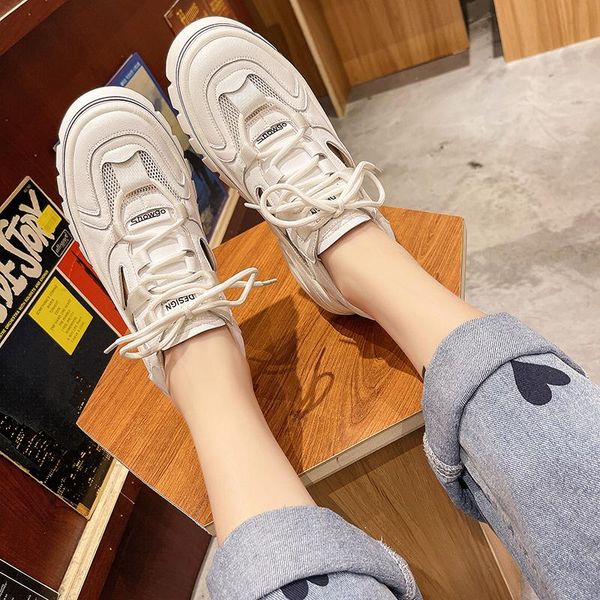 

sandals cow leather women sandal hollow sneaker for summer ladies luxury height increasing shoes lace-up, Black