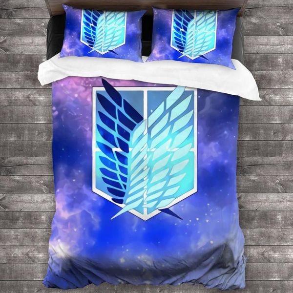 

bedding sets 2021 custom 3d printed wing of om pattern 3 pieces set motorcycle gift for adults and kids
