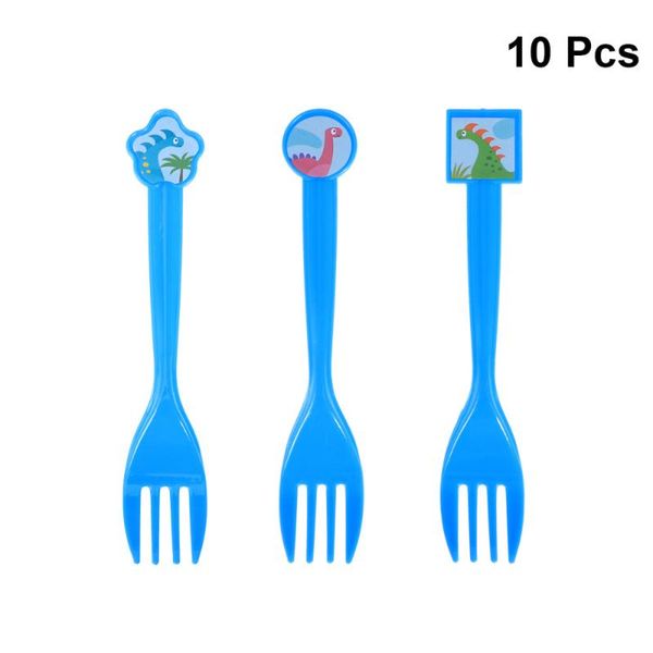 

forks 10 pcs patterned disposable wedding birthday party supplies