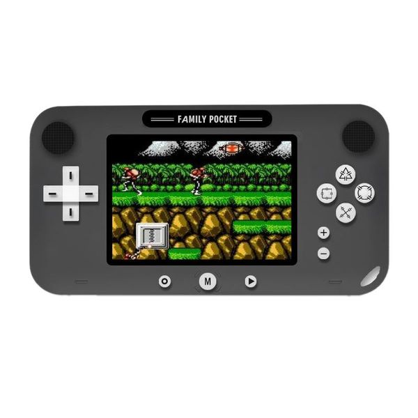 

inch retro handle game console fc double joystick support 12 bit for nes 1000mah power system portable players