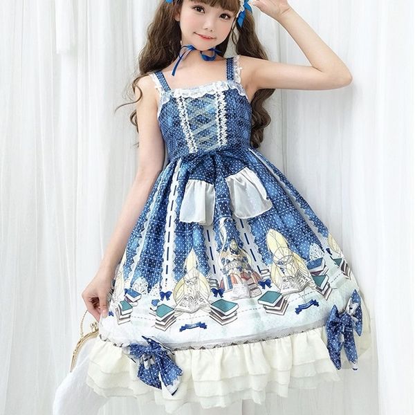 

cute dress japanese lolita dress cosplay original harajuku street sweet kawaii ruffles dress female japanese cosplay 12510, Red