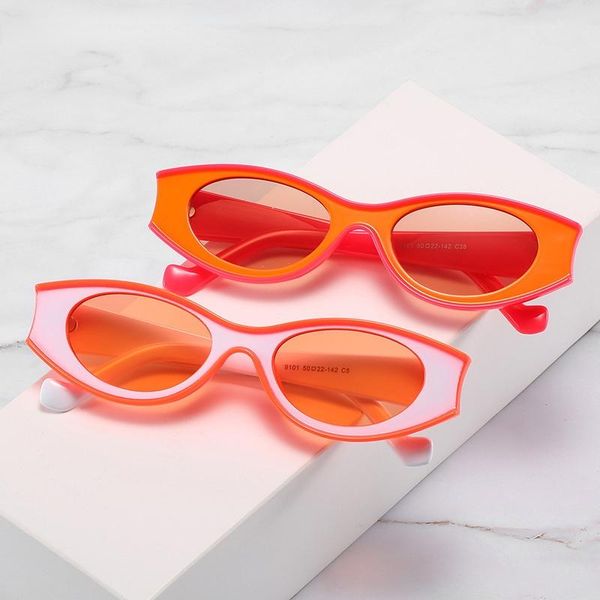 

outdoor eyewear vintage cat eye sunglasses women fashion small colorful sun glasses men retro steampunk shades uv400