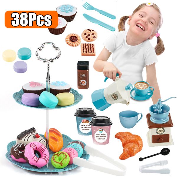 

Children Pretend Play House Toy Montessori Early Education Simulation afternoon tea Set Series Baby Fun toys for children