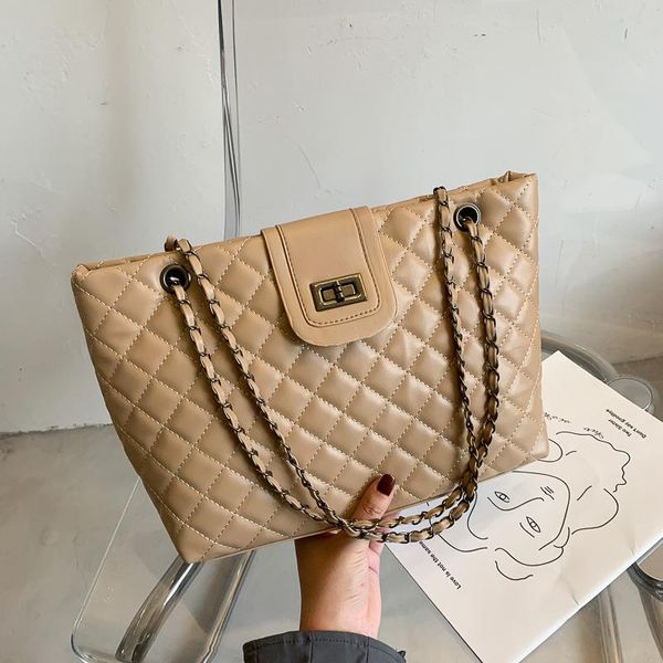 

evening bags luxury designer handbag shoulder bag for women 2021 fashion rhombic embroidery chain large capacity female crossbody