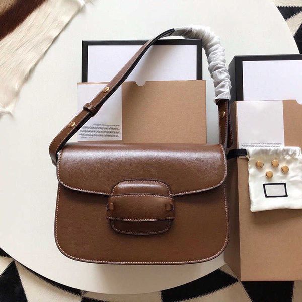 

handbag lady bag horsebit women purse shoulder genuine bags 1955 messenger crossbody leather withbox quality 5a feqal