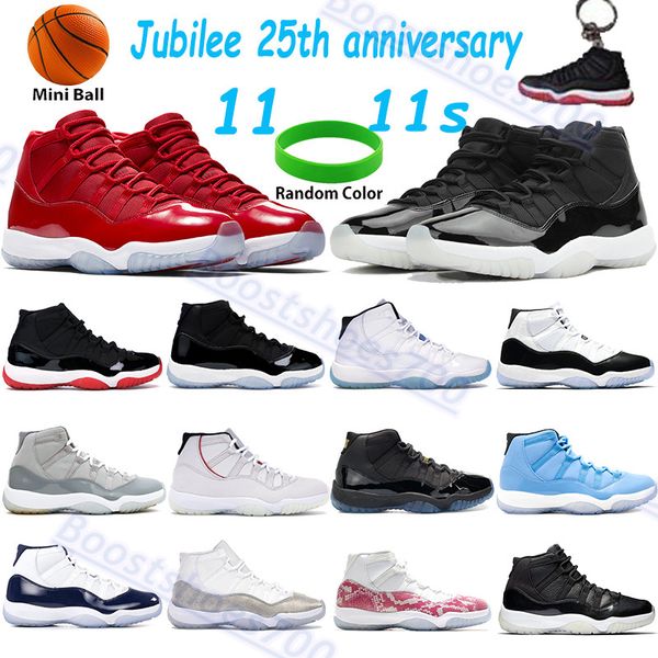 

high 11s mens basketball shoes jubilee 25th anniversary bred win like space jam legend blue concord cool grey pantone platinum tint men wome