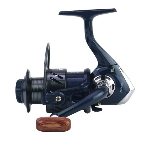 

wooden handshake fishing spinning reel saltwater carp reels 12 bb rock wheel baitcasting
