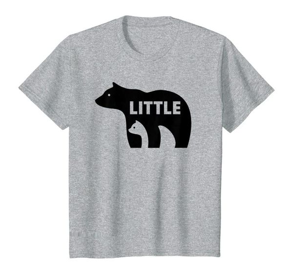 

men's t-shirts kids little bear cute dad son daughter fathers day t-shirt, White;black