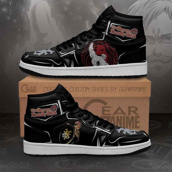 

canor sneakers lion's sin of pride anime shoes