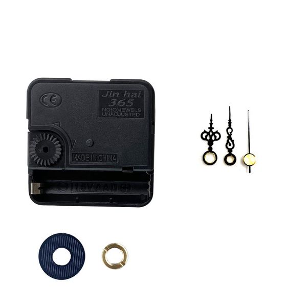 

wall clocks step 365 plastic table clock mechanism with 51# short black hands accessory diy quartz movement