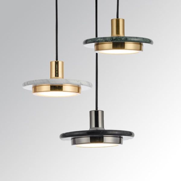 

pendant lamps nordic marble lamp modern creative lustre light kitchen hanging dining room bedroom bedside home decor