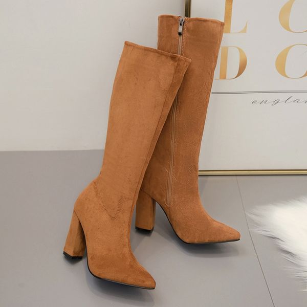 

boots thick 2021's wife sharp overalls high-end, Black